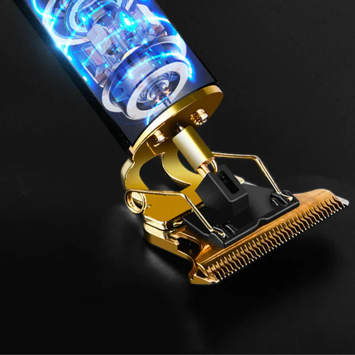Professional Hair Clipper with Carbon Steel T-Blade