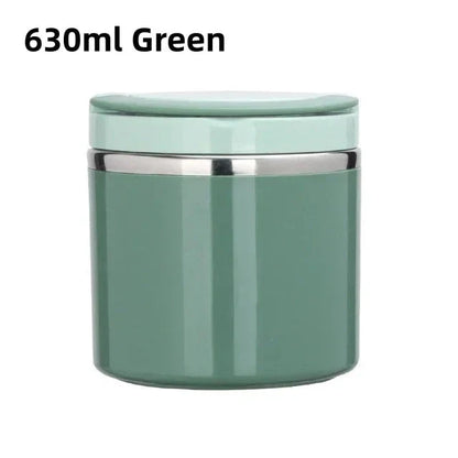 Thermo Lunchbox Stainless Steel with Handle – 630 ml & 1000 ml