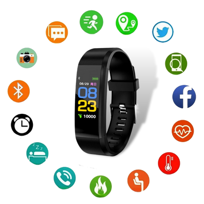Senior Smartwatch with Heart Rate & Blood Pressure Measurement