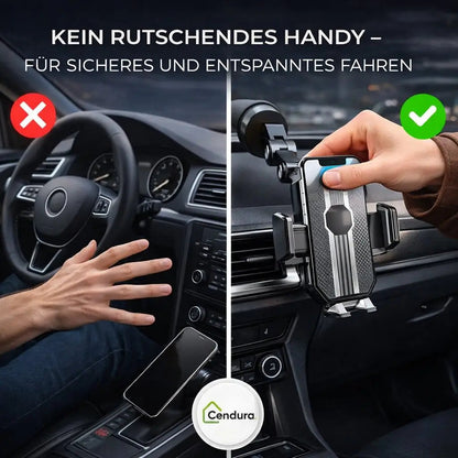 Car Phone Holder with Suction Cup & 360° Rotation
