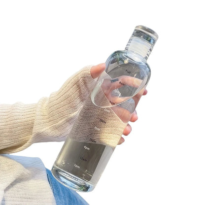 Drinking bottle with time markings 500/700 ml