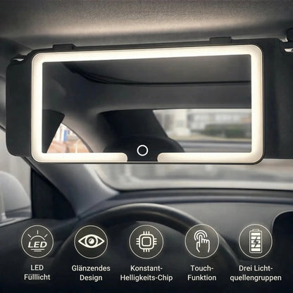 Car Makeup Mirror with Light – GlowVisor