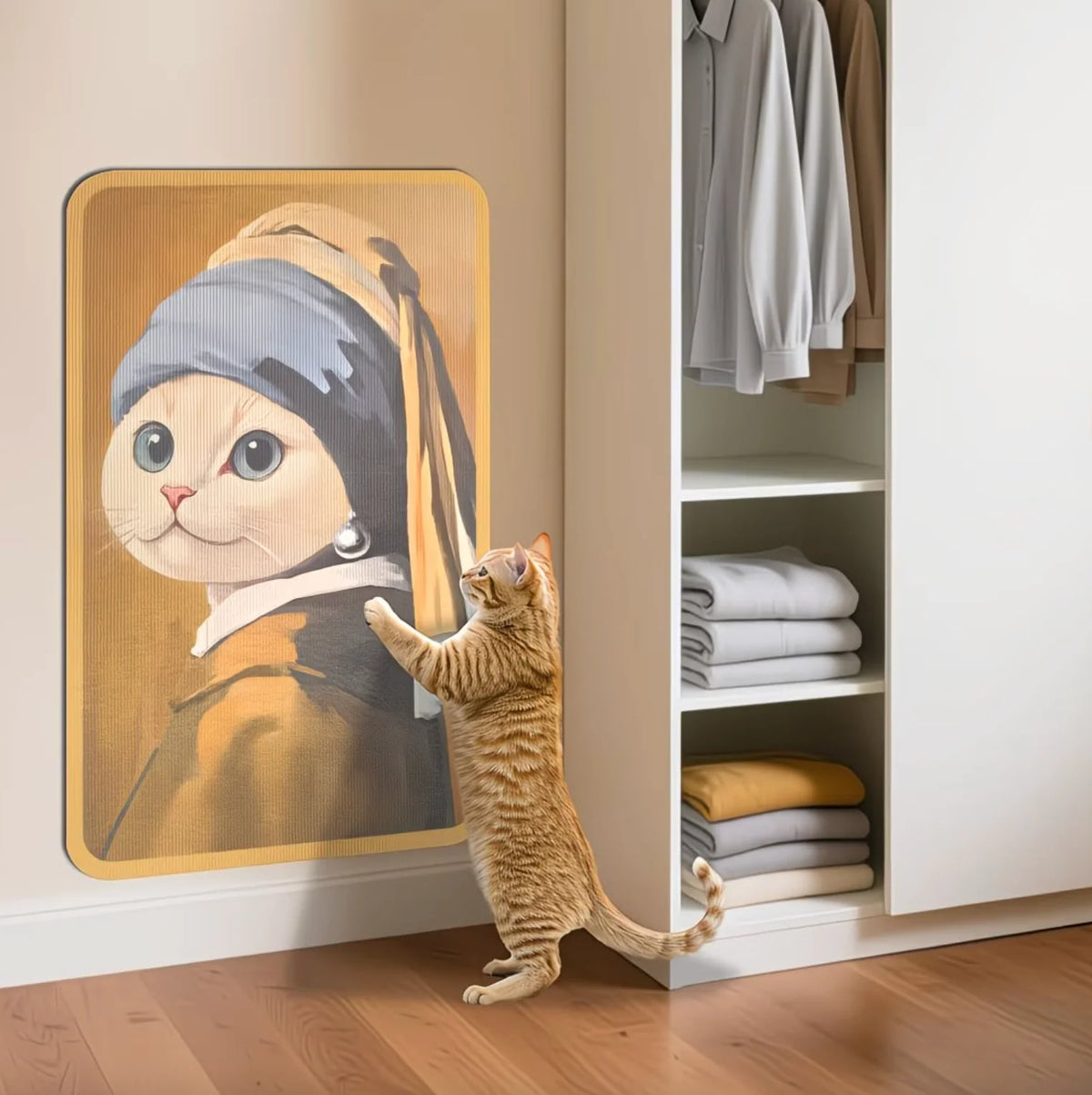 Purrtrait™ Artistic Scratching Board for Cats