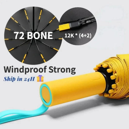 Wind- and waterproof pocket umbrella with UV protection