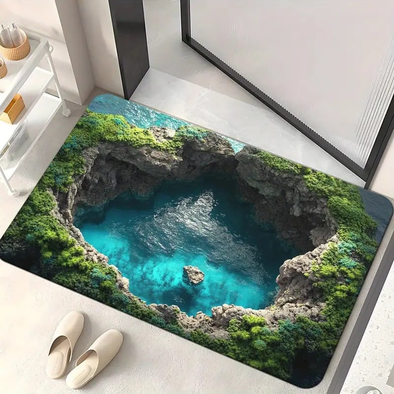 3D Illusion Doormat with Optical Depth Effect