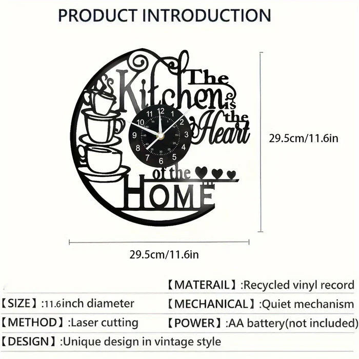 Elegant Wall Clock for the Kitchen