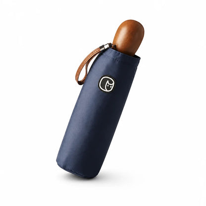 Foldable umbrella with 8 metal fiber ribs