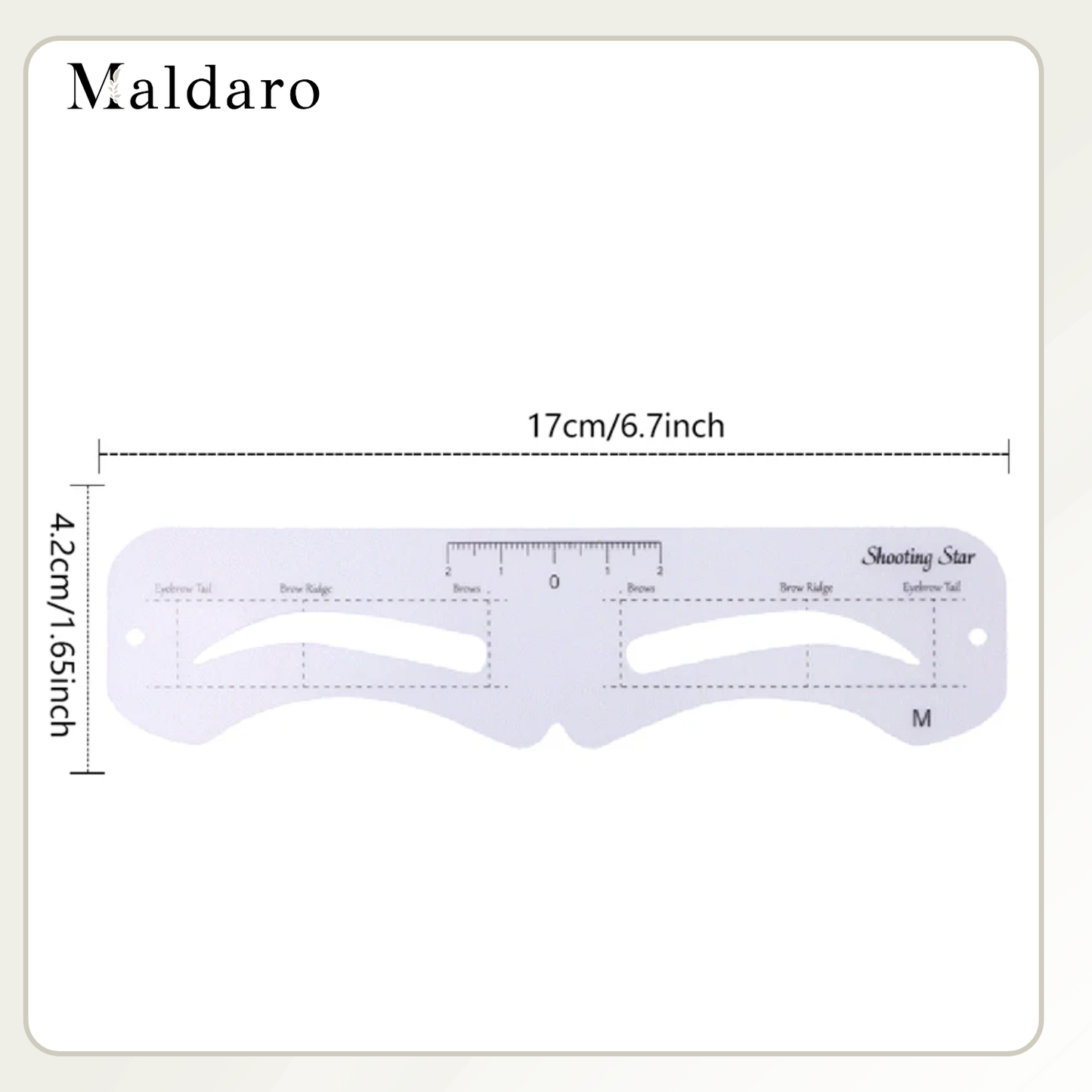 GlamBrow Eyebrow Stencil Set