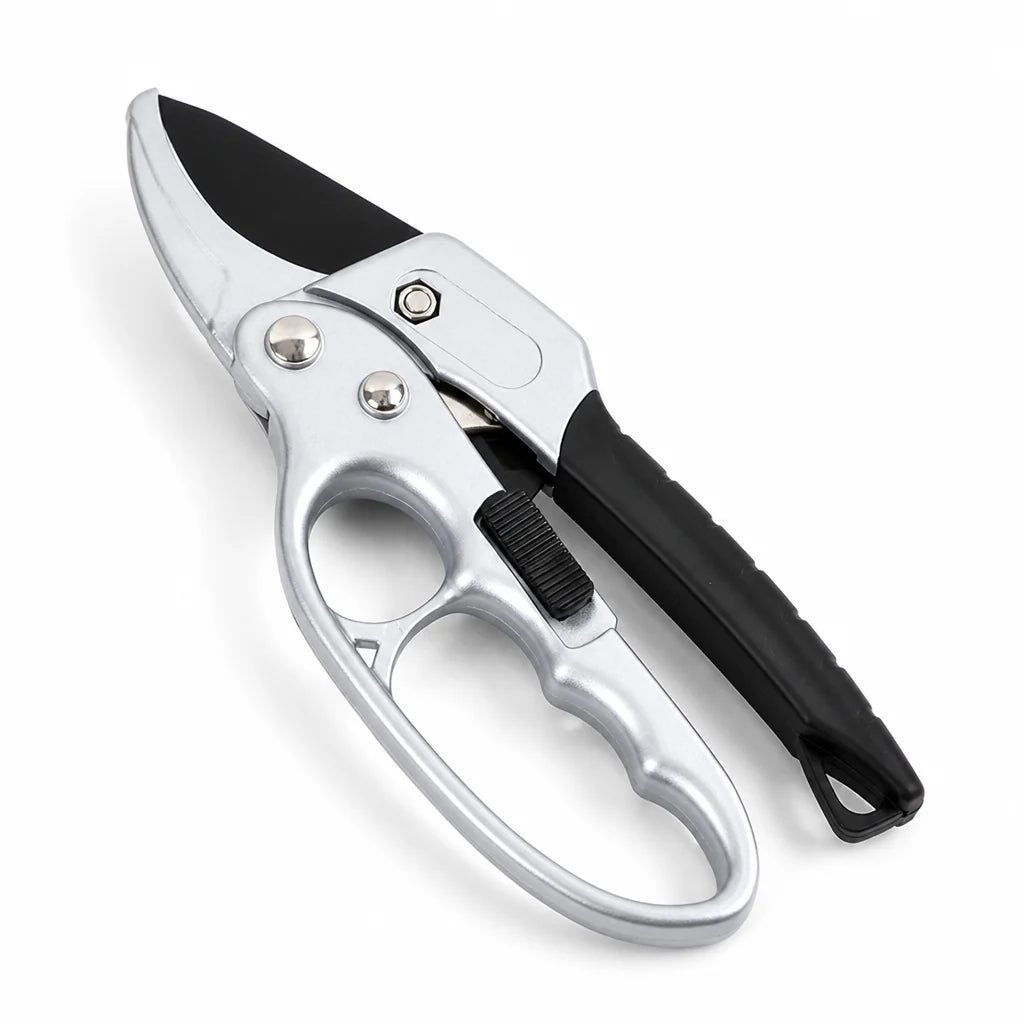 SK5 Steel Energy-Saving Ratchet Garden Shears (Ergonomic Non-Slip Handle)