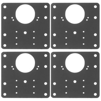 4-piece Stainless Steel Hinge Plate Repair Set