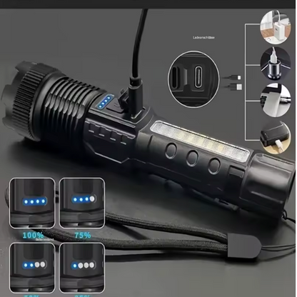 LumaShield Flashlight with 7 Lighting Modes