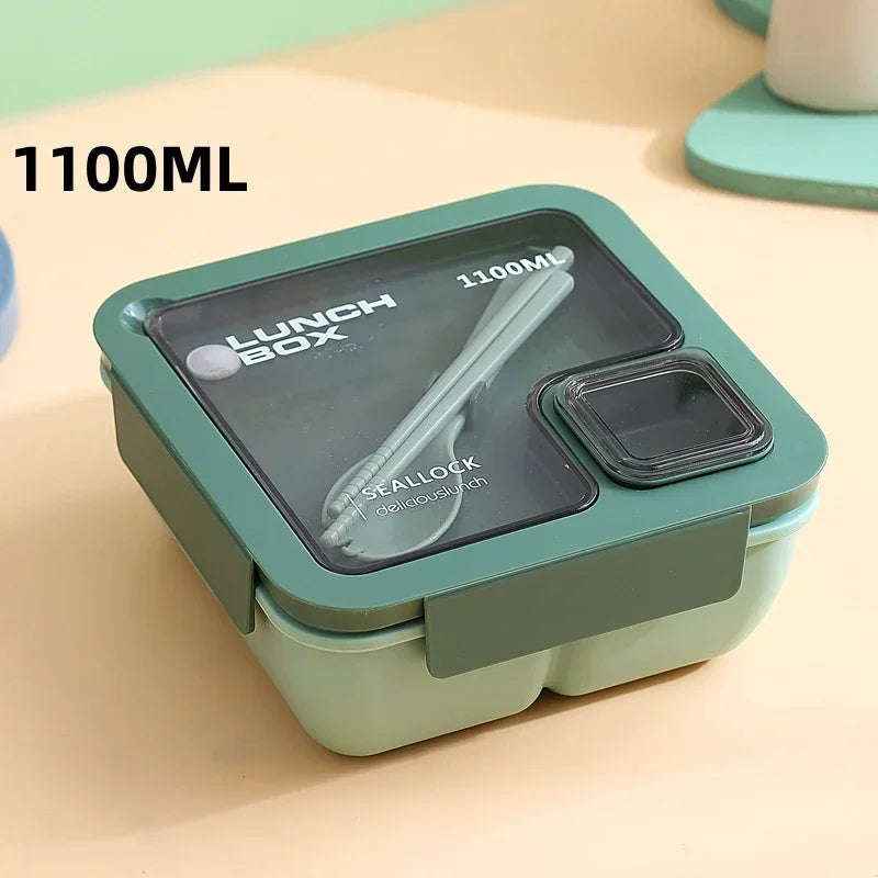Bento Lunchbox for on the go with cutlery