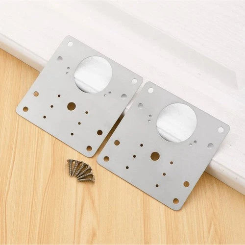 4-piece Stainless Steel Hinge Plate Repair Set