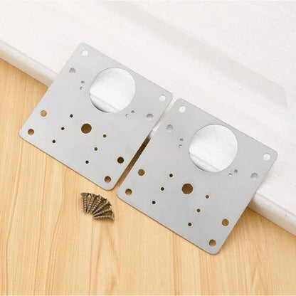 4-piece Stainless Steel Hinge Plate Repair Set