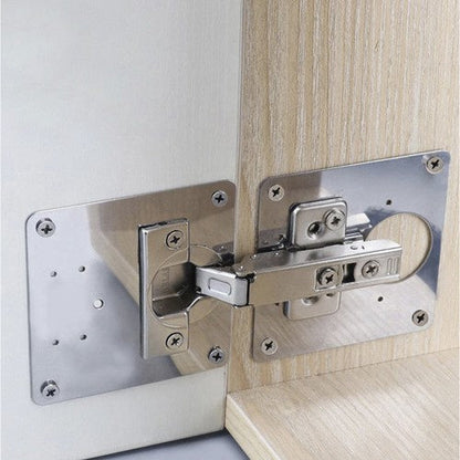 4-piece Stainless Steel Hinge Plate Repair Set