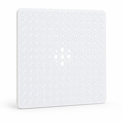Non-slip Shower Mat with Suction Cups & Quick Drainage (Machine Washable)