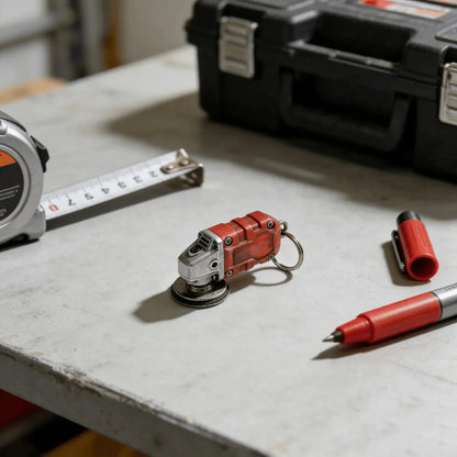 EdgeCraft™ Mini Grinder Keychain — compact, decorative, and always ready to use