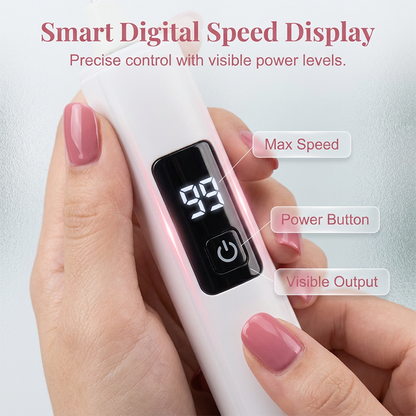 Electric Nail File with 4 Grinding Attachments
