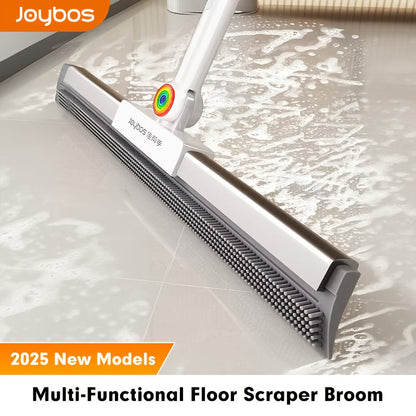 Floor mop with rubber lip & TPE bristles