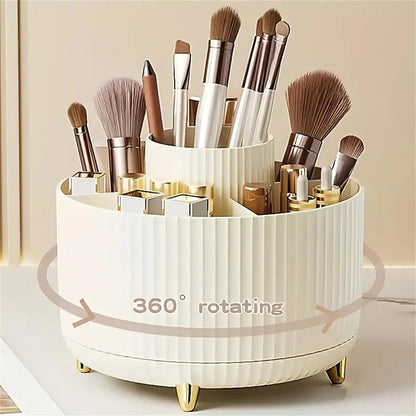 360° Rotatable Make-up Organizer with 5 Compartments