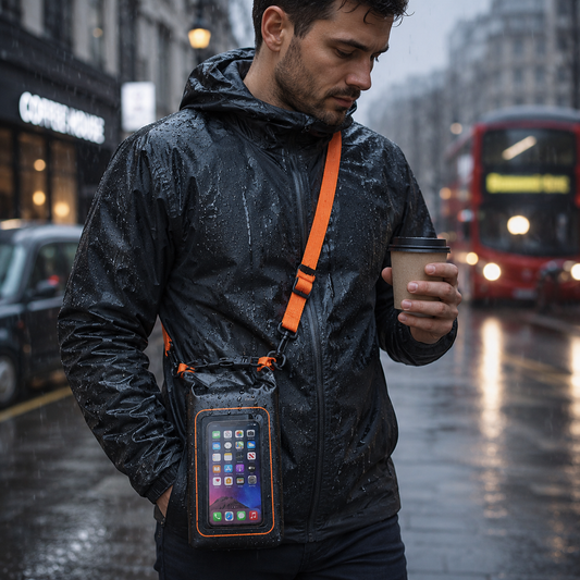 Waterproof Smartphone Case with Shoulder Strap