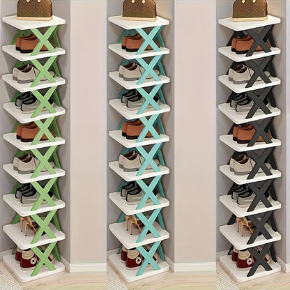 Narrow Shoe Rack Tower