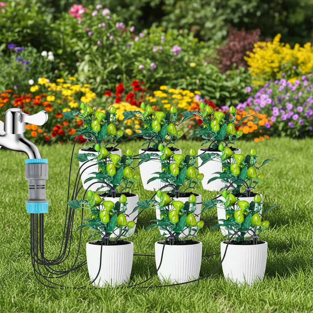 Automatic Drip Irrigation Set 10-Piece
