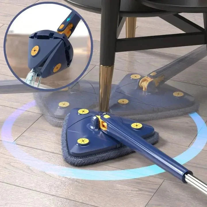 GlideSweep™ 360 — Clean painlessly, effortlessly sparkle every corner!