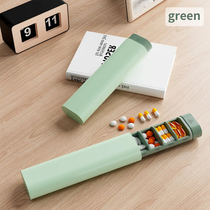 7-Day Pill Organizer with Labeled Compartments