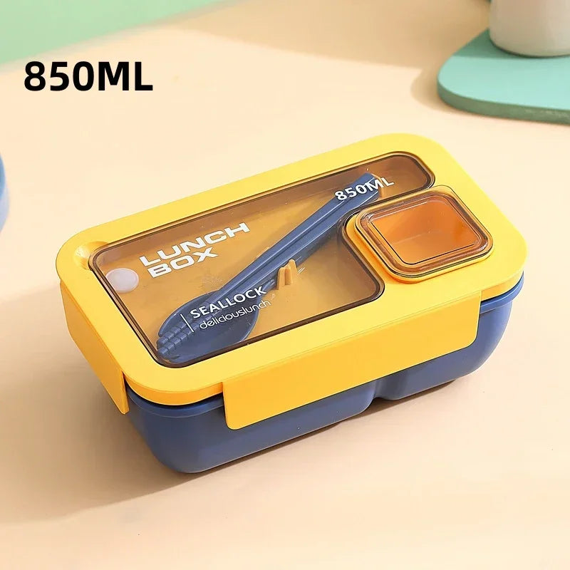 Bento Lunchbox for on the go with cutlery