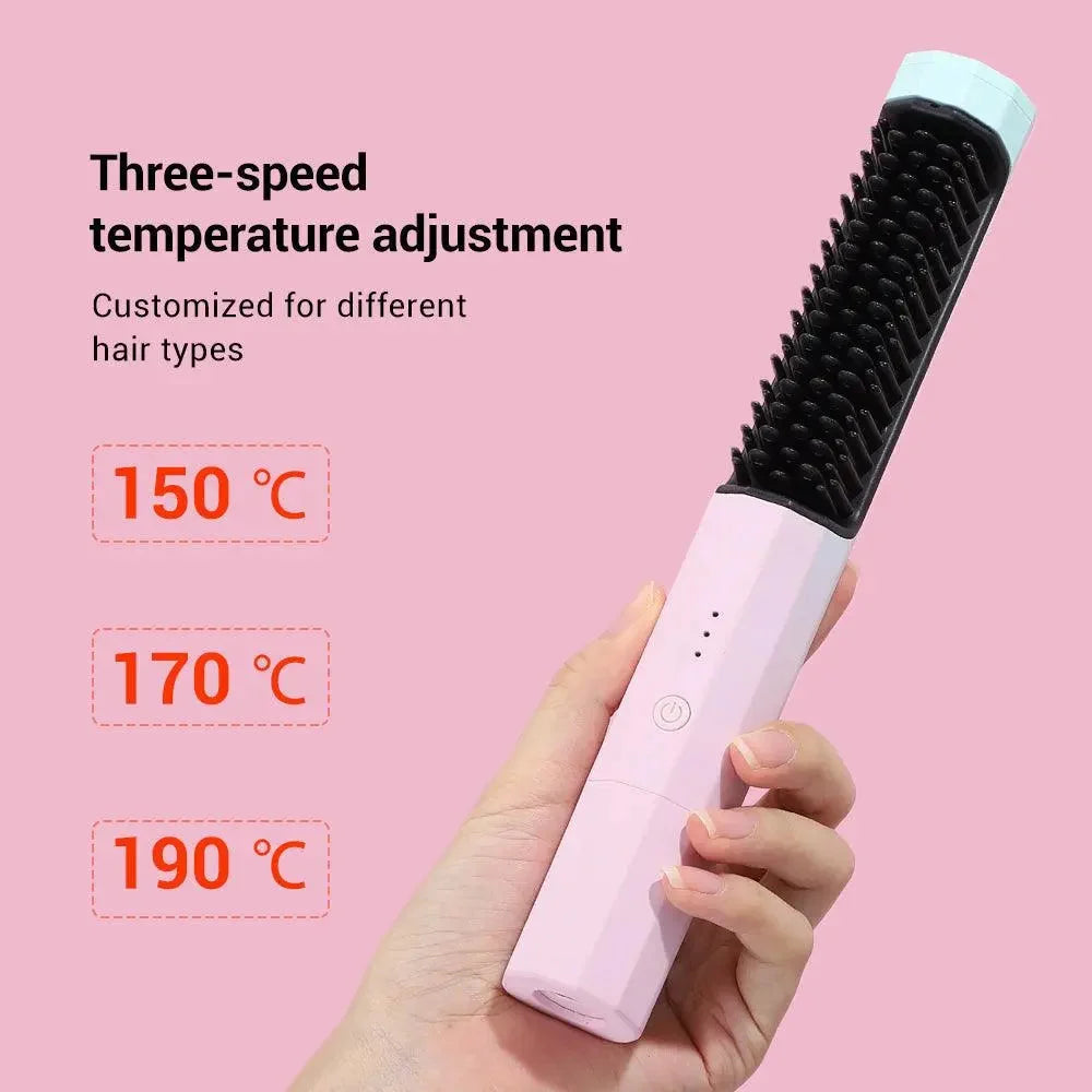 Wireless Hairbrush with Ion Technology