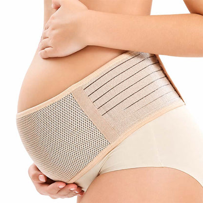 Maternity belt with abdominal and pelvic support