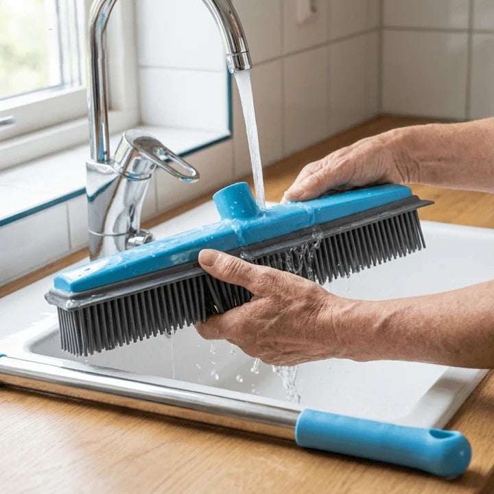 Pet Hair Remover Broom with Telescopic Handle
