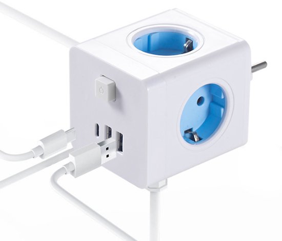 5-in-1 Power Strip Cube
