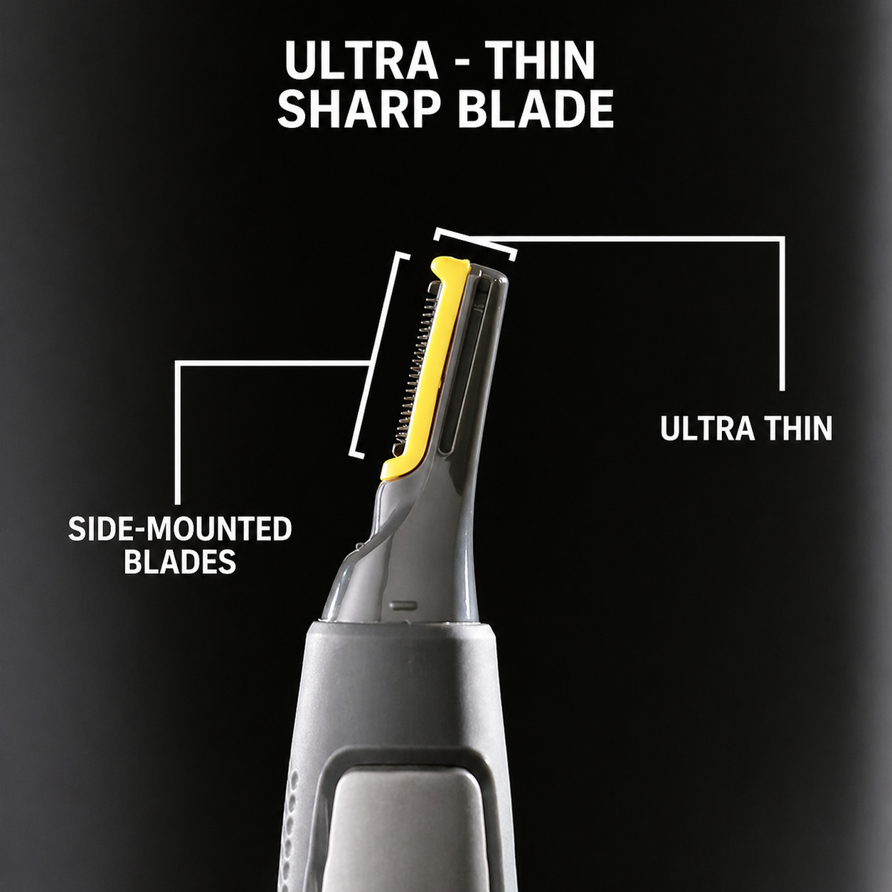 Precision trimmer with LED & titanium blade 15 cm