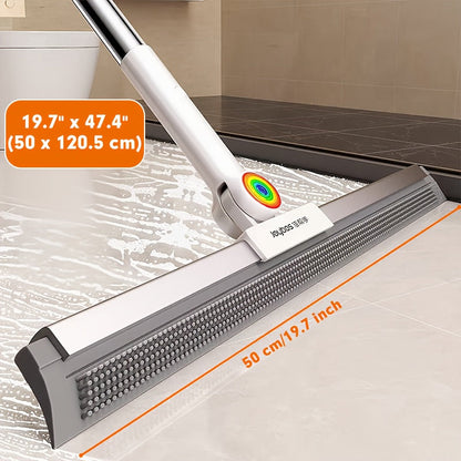 Floor mop with TPE brush strip