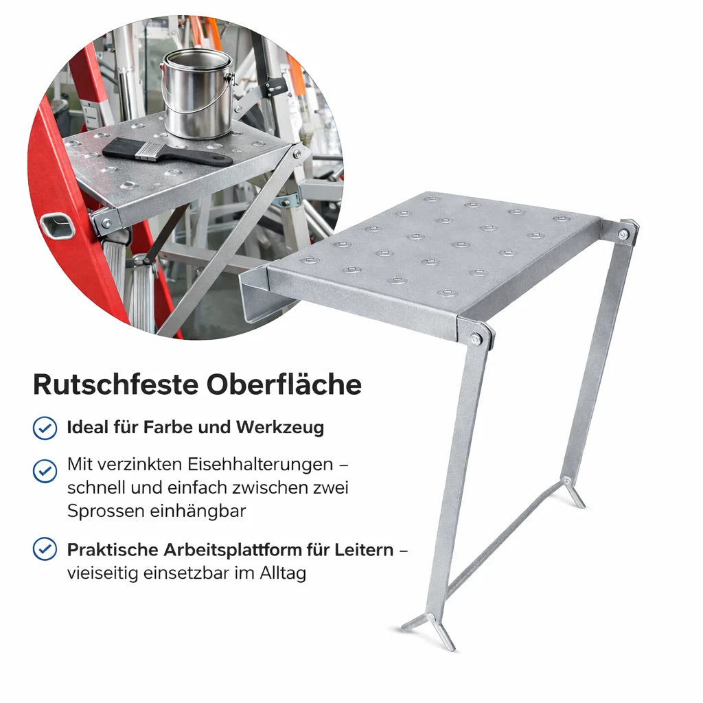 PowerStep™ — Rock-solid support for worry-free work at any height