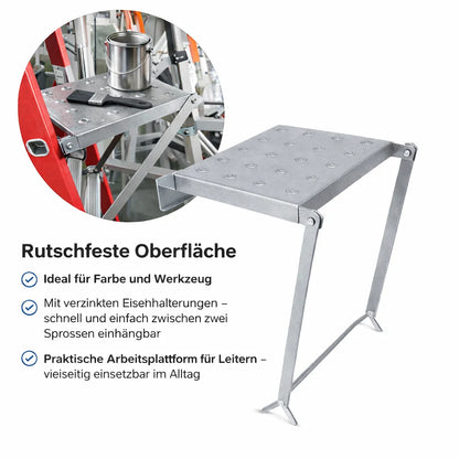 PowerStep™ — Rock-solid support for worry-free work at any height