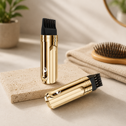 Clay comb for temporary hair color