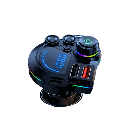 Car FM Transmitter Bluetooth 5.3 Dual USB