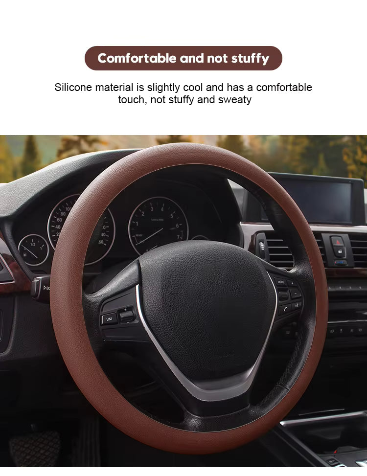 Silicone Steering Wheel Cover for All Seasons