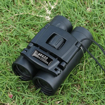 Folding binoculars 40x22 for travel and outdoor use