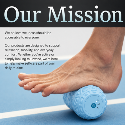 RollRelief Vibration Massage Roller for Feet