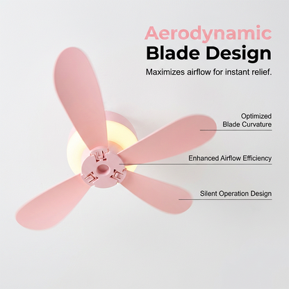 Hanging LED Fan with Night Light