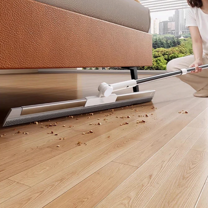 Floor mop with rubber lip & TPE bristles