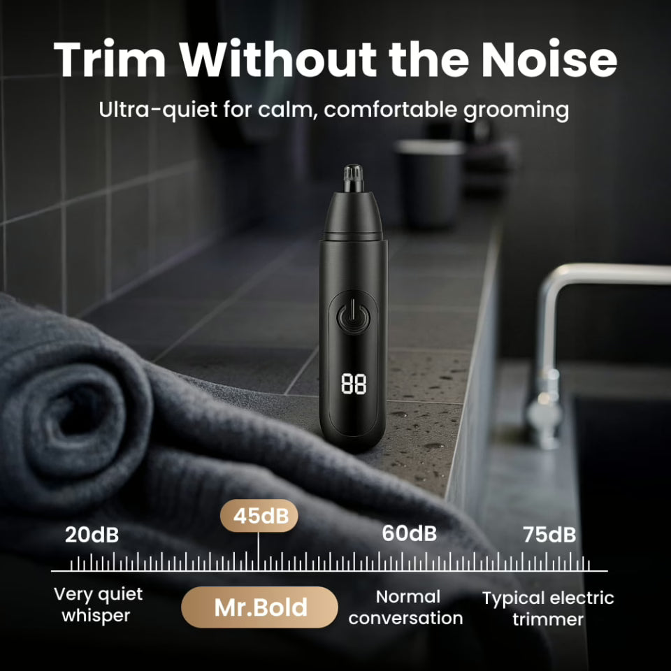 Nose Hair Trimmer for Men with USB-C Charging