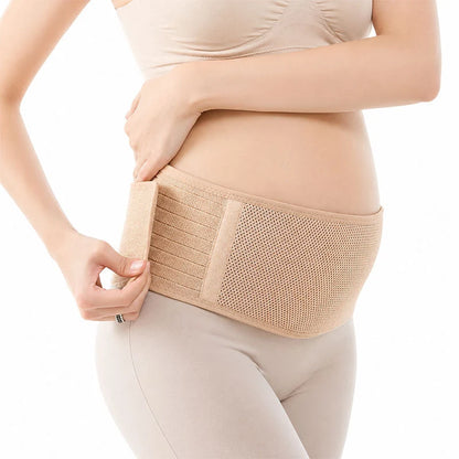 Maternity belt with abdominal and pelvic support