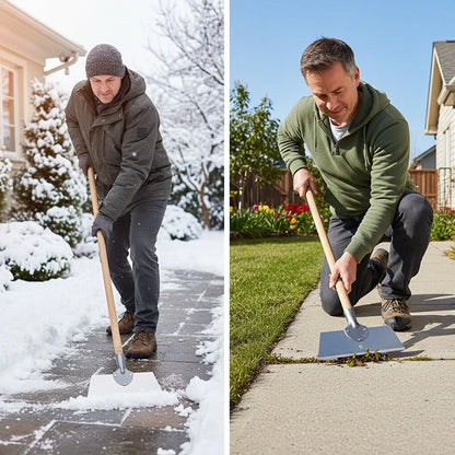 SteelSaw™ — Conquer Stubborn Weeds and Ice with Effortless Power