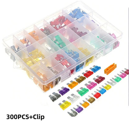 Car Fuse Assortment 300-Piece with Fuse Puller