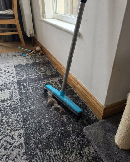 Pet Hair Remover Broom with Telescopic Handle